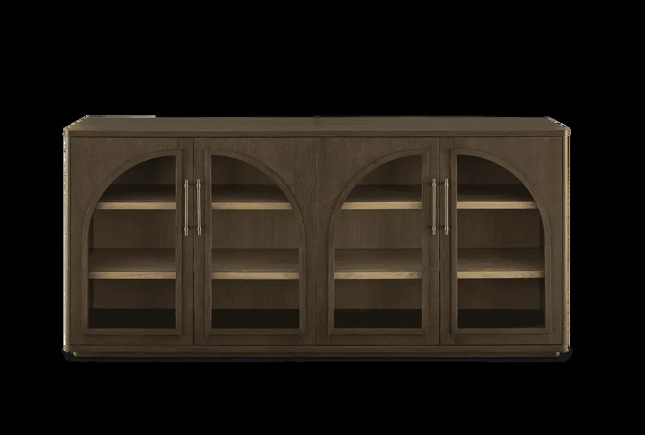 Meuble de rangement Lorgues en bois massif, vue 2 sur 6