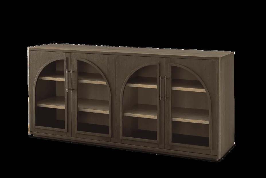 Meuble de rangement Lorgues en bois massif, vue 3 sur 6