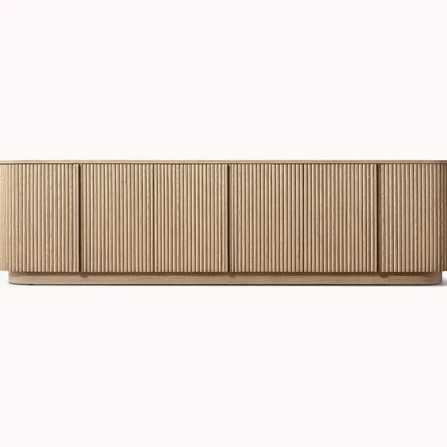 Meuble TV Apt en teck 4 portes — meubles tv