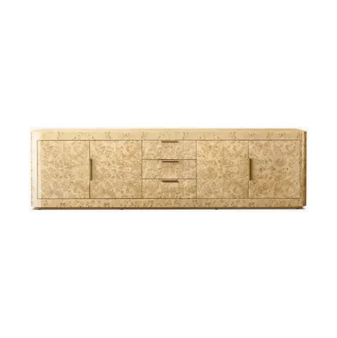 Meuble TV Gordes en bois massif 4 portes — meubles tv