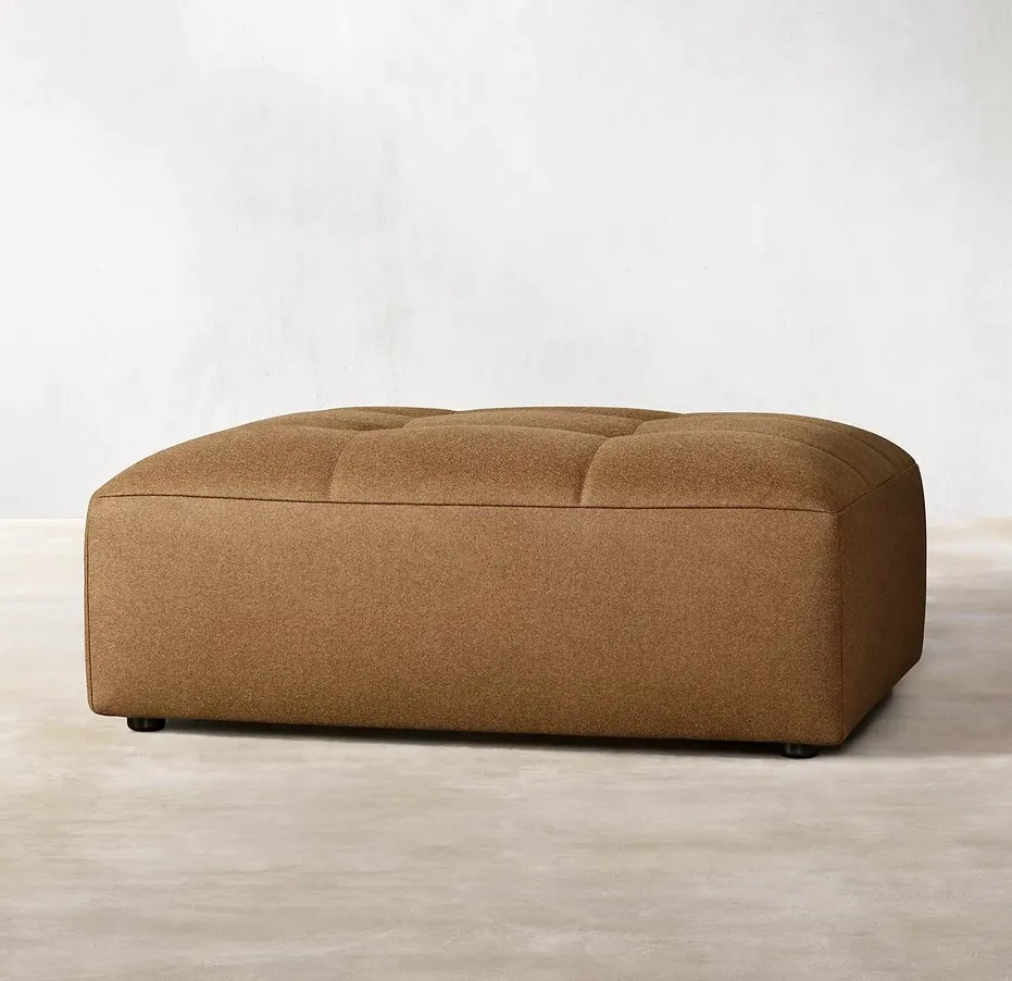 Pouf Arles en tissu, vue 2 sur 4