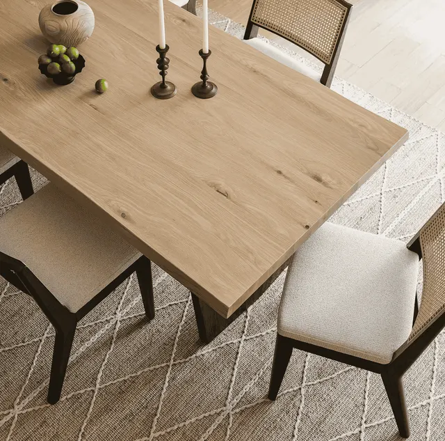 Table à manger Agde en bois massif — tables à manger