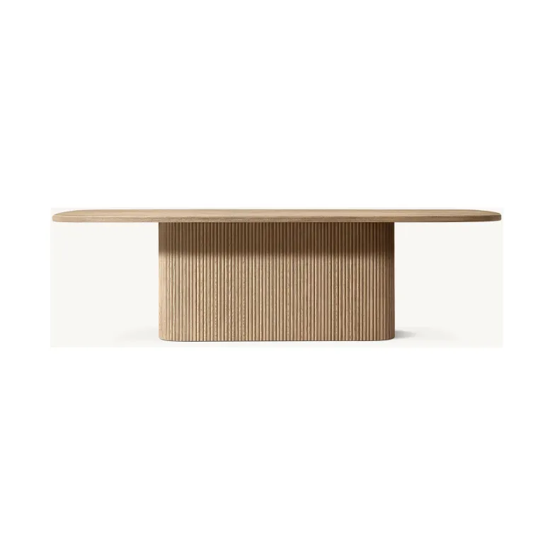 Table à manger Arcachon en placage de chêne, collection tables à manger ELWOOD HOME