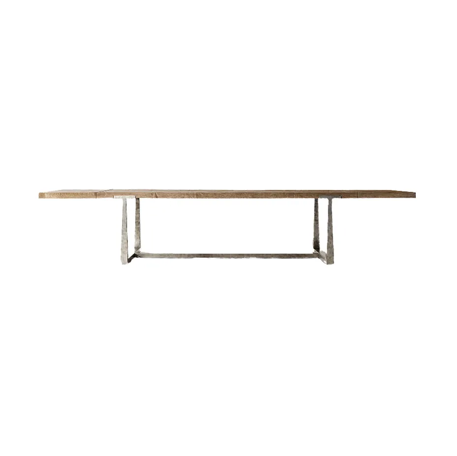 Table à manger Arreau en chêne, vue 4 sur 4