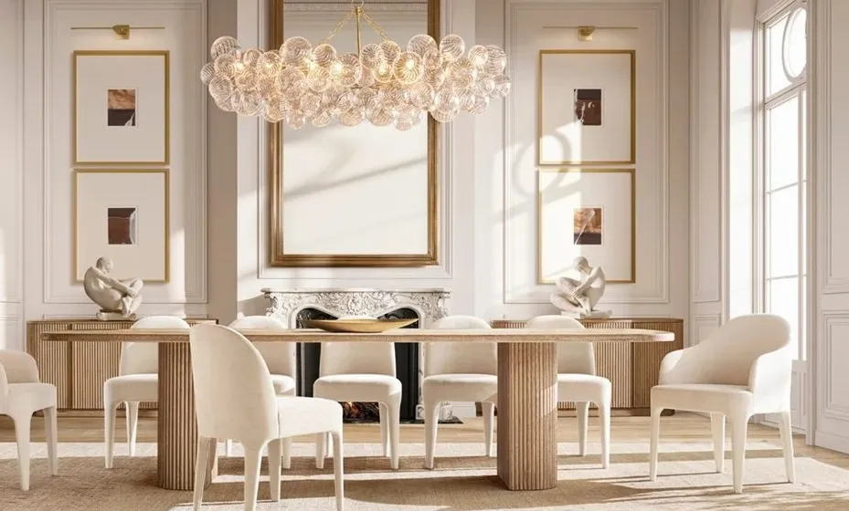 Table à manger Aubrac en chêne, vue 6 sur 6