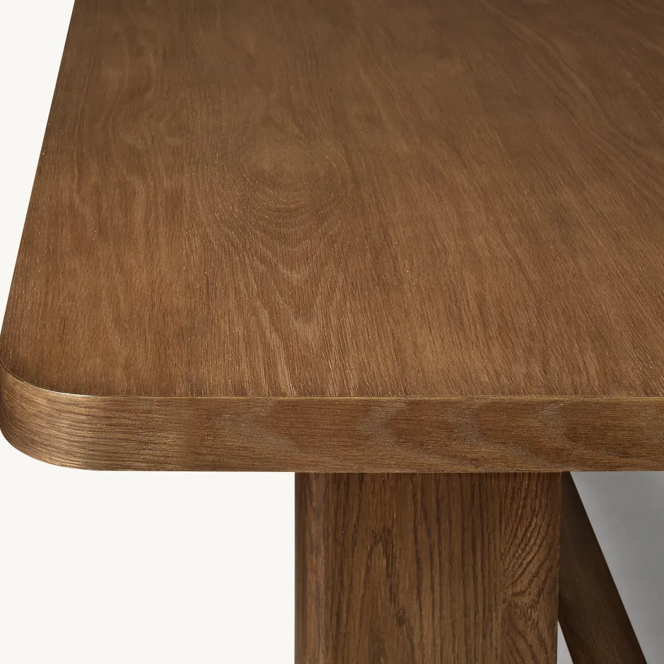 Table à manger Autoire en bois massif, vue 6 sur 6