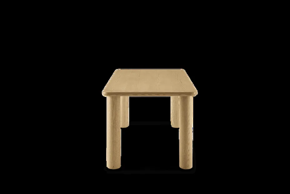 Table à manger Barjac en chêne, vue 5 sur 6