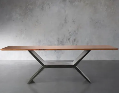 Table à manger Beaune en bois massif — tables à manger