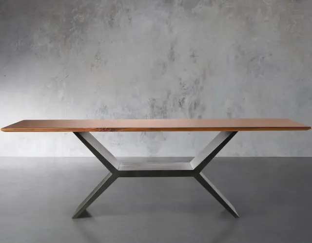 Table à manger Beaune en bois massif — tables à manger
