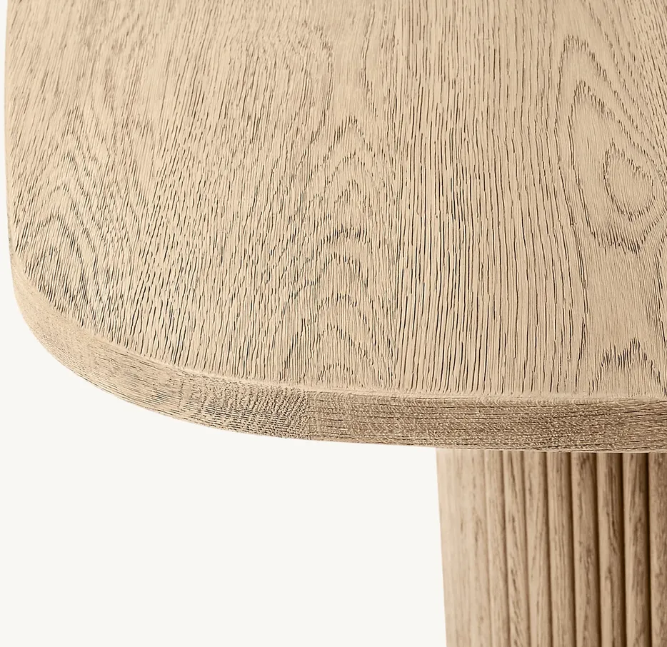 Table à manger Belvès en teck, vue 2 sur 6