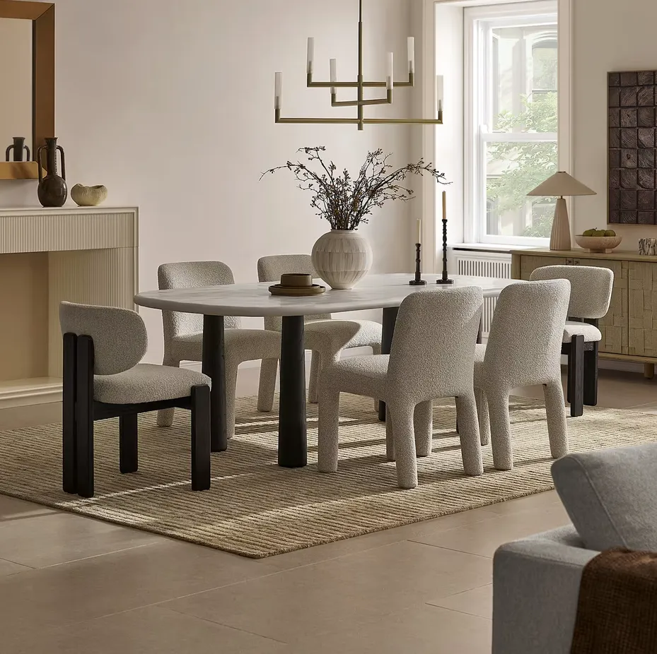 Table à manger Cassis en bois massif, collection tables à manger ELWOOD HOME