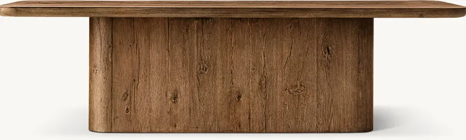 Table à manger Clairvaux en bois massif, vue 4 sur 6
