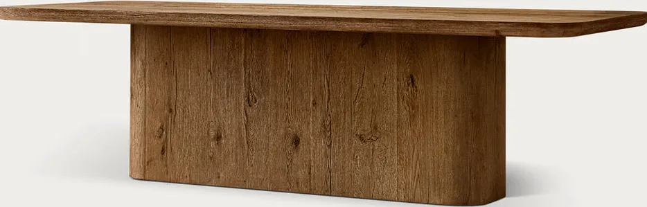 Table à manger Clairvaux en bois massif, vue 5 sur 6