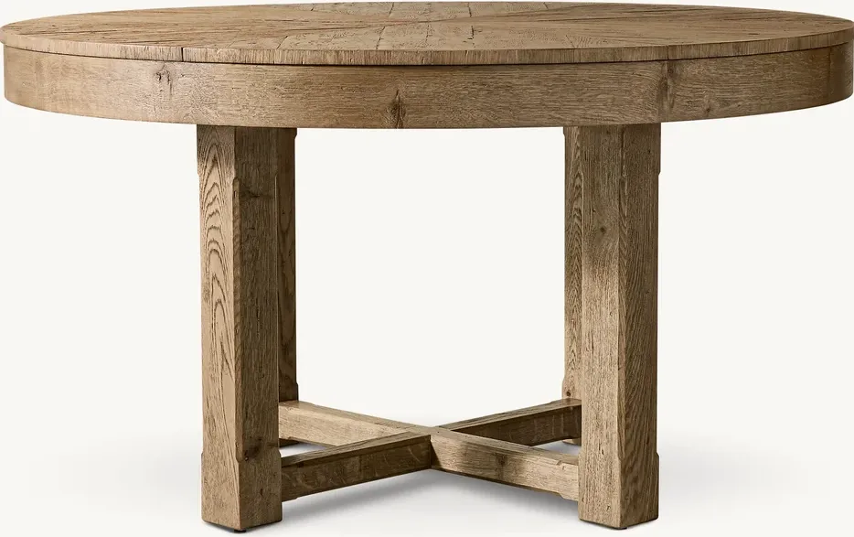 Table à manger Cluny en bois massif, vue 2 sur 6