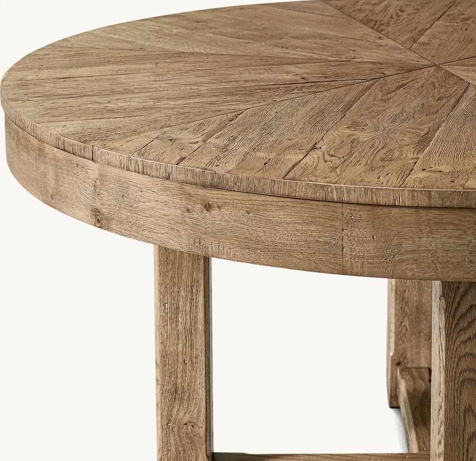 Table à manger Cluny en bois massif, vue 4 sur 6