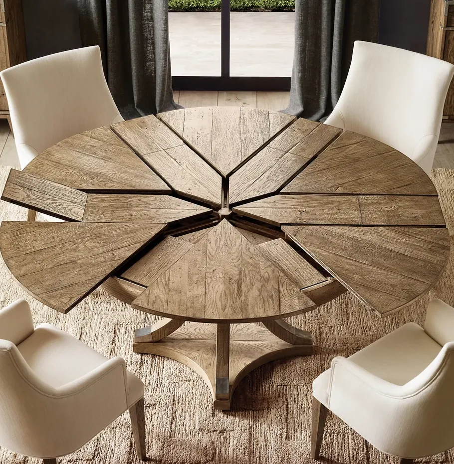 Table à manger Cluny en bois massif, vue 6 sur 6