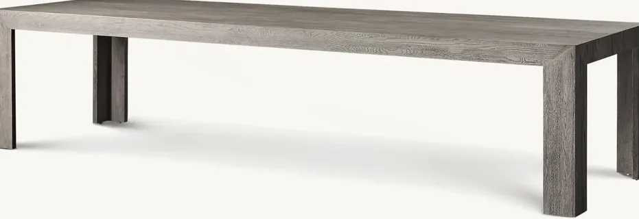 Table à manger Coaraze en chêne, vue 2 sur 6