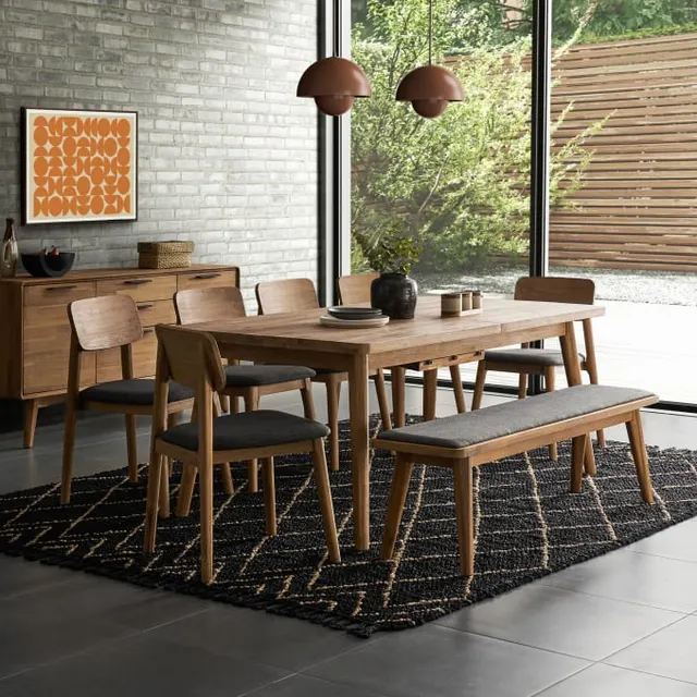 Table à manger Cordon en chêne — tables à manger