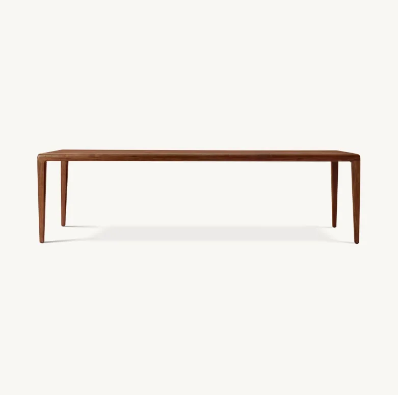 Table à manger Domme en chêne, vue 3 sur 6