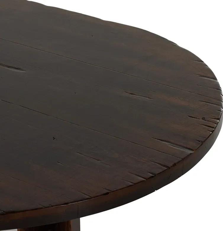 Table à manger Embrun en travertin, vue 5 sur 6