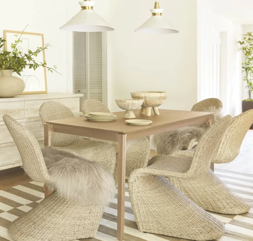 Table à manger Évian en bois massif, collection tables à manger ELWOOD HOME