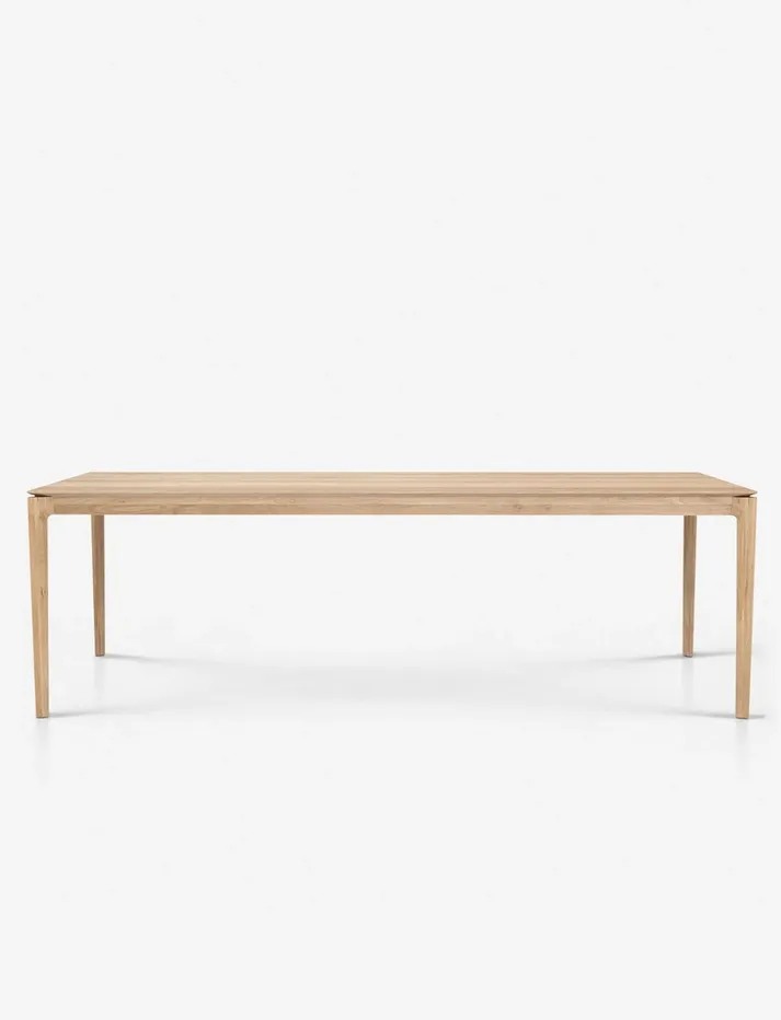 Table à manger Évian en bois massif, vue 4 sur 6