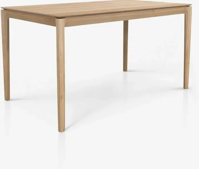 Table à manger Évian en bois massif, vue 5 sur 6