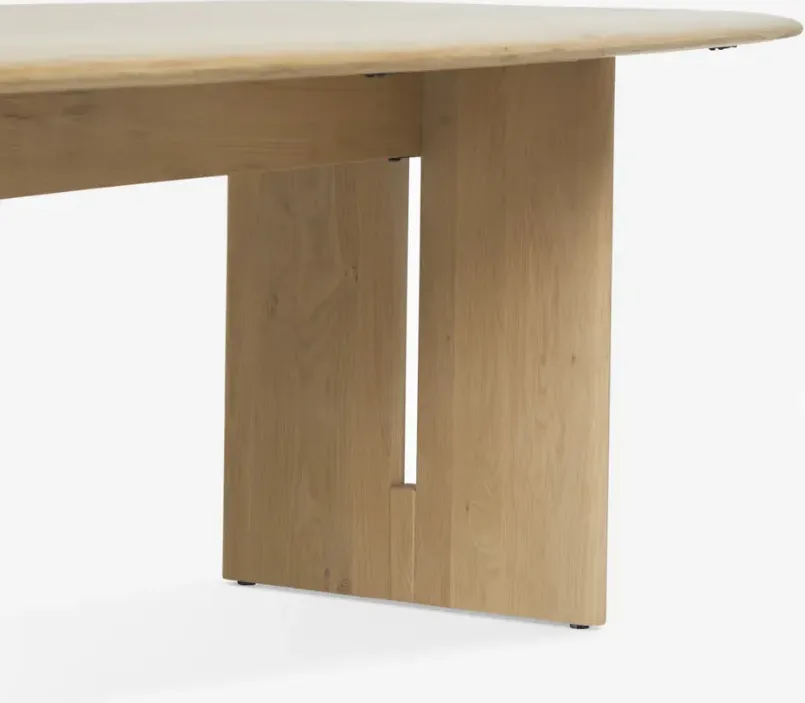 Table à manger Fayence en chêne, vue 6 sur 6