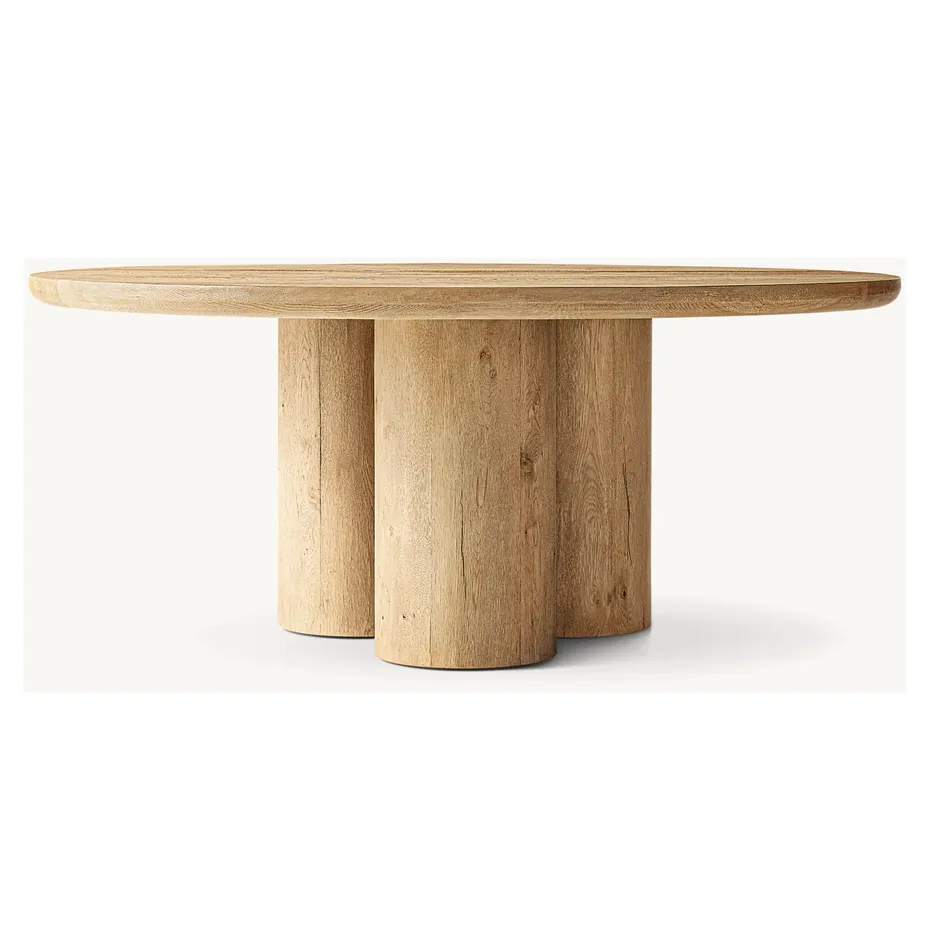 Table à manger Fécamp en chêne, collection tables à manger ELWOOD HOME