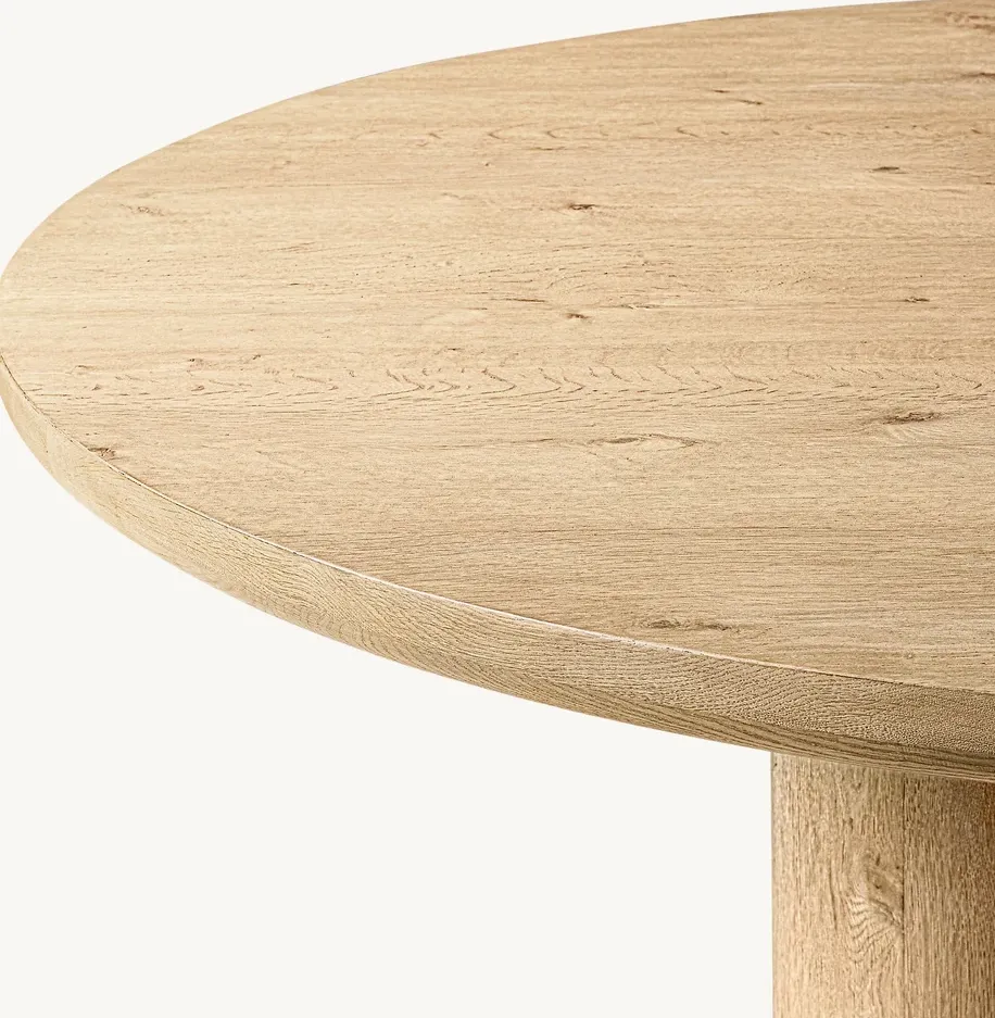 Table à manger Fécamp en chêne, vue 4 sur 6