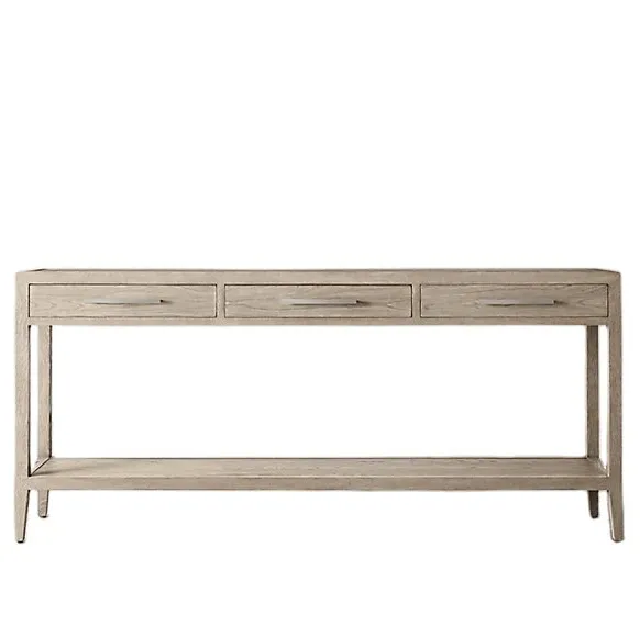 Table à manger Honfleur en chêne blanc, collection tables à manger ELWOOD HOME