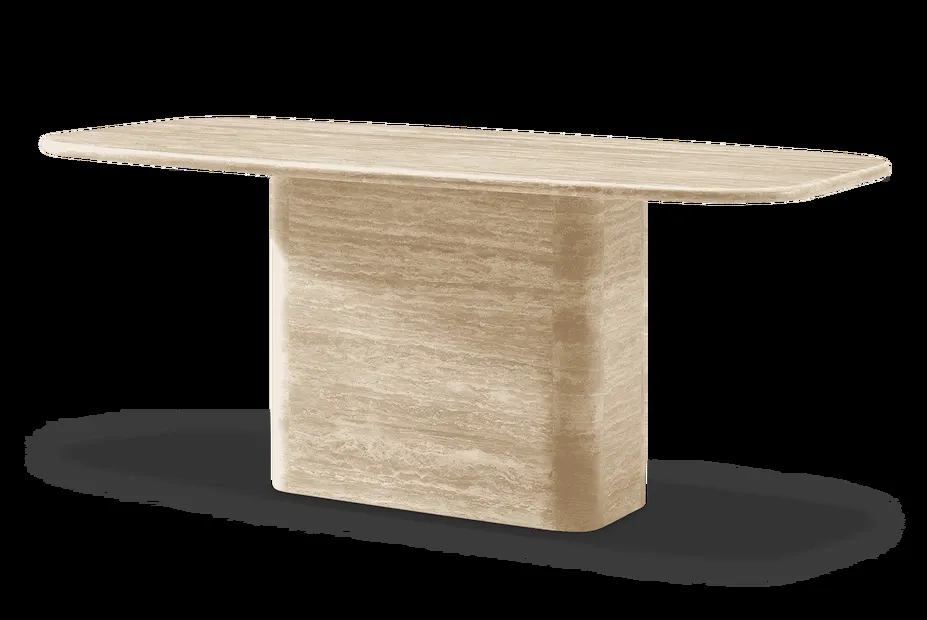 Table à manger Labeaume en marbre, vue 3 sur 6