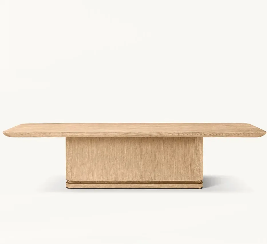 Table à manger Laguiole en bois massif, vue 5 sur 6