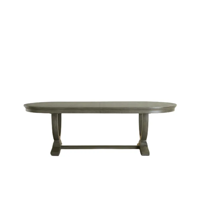 Table à manger Lucéram en bois massif, vue 2 sur 5