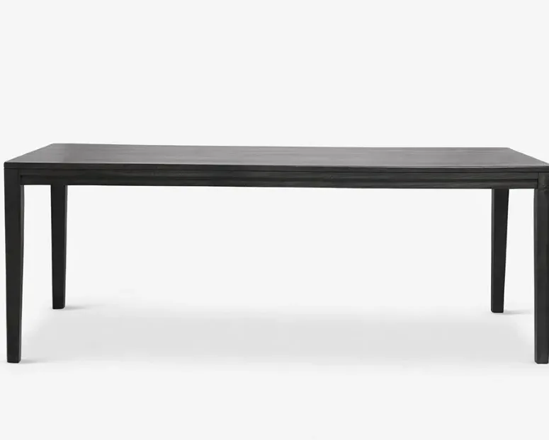 Table à manger Megève en bois massif, vue 3 sur 6