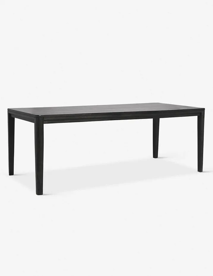 Table à manger Megève en bois massif, vue 4 sur 6