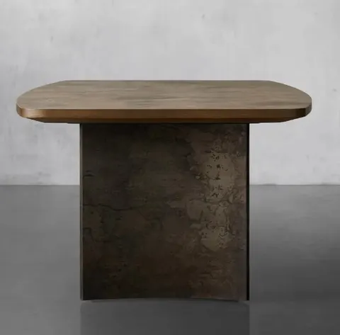Table à manger Mende en bois massif — tables à manger