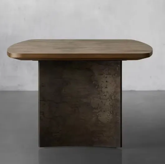 Table à manger Mende en bois massif, vue 5 sur 6