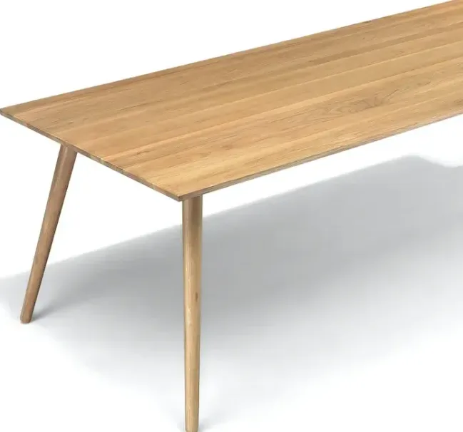Table à manger Menton en bois massif, vue 3 sur 6
