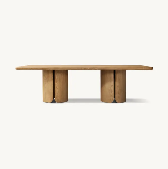 Table à manger Meursault en bois massif — tables à manger