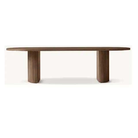 Table à manger Mimizan en chêne noir — tables à manger