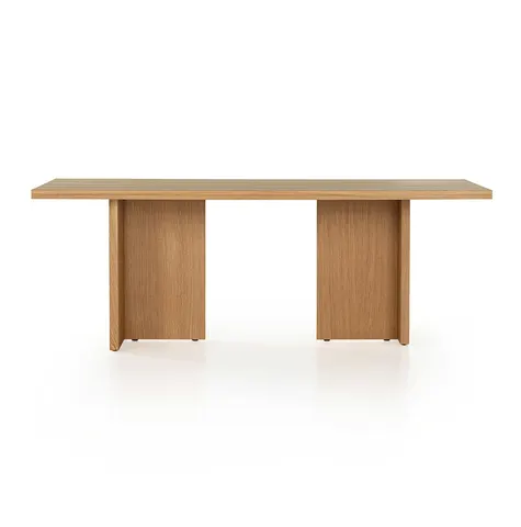 Table à manger Névache en chêne brun — tables à manger