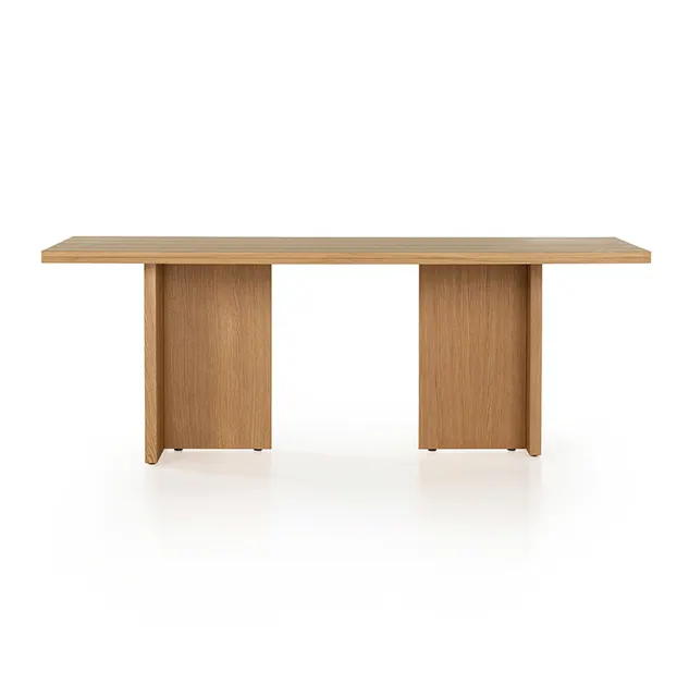 Table à manger Névache en chêne brun — tables à manger