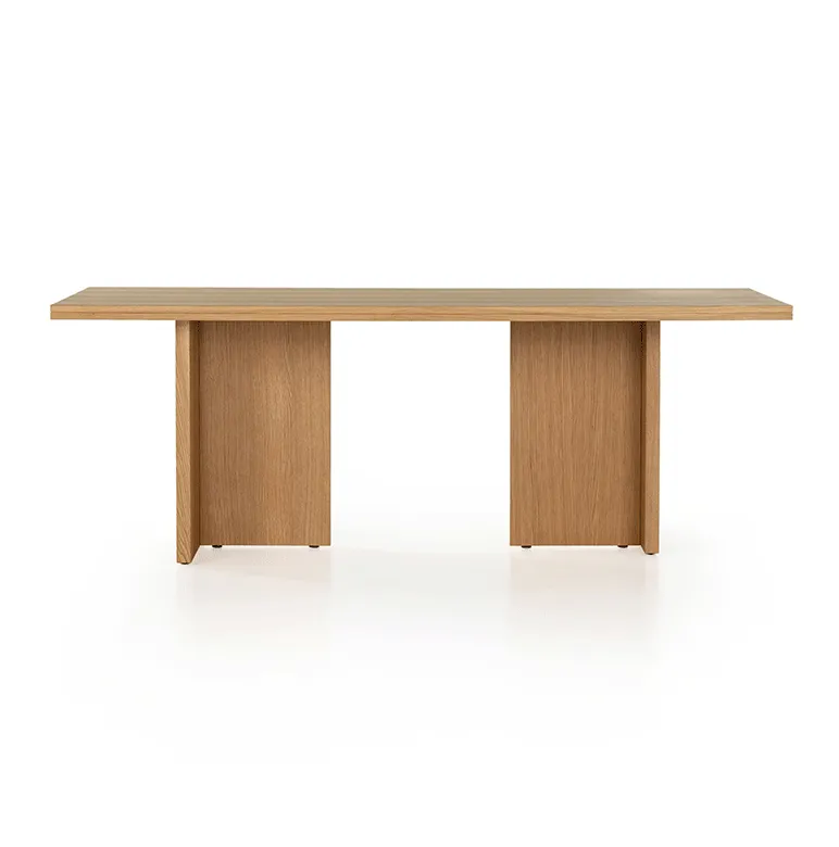 Table à manger Névache en chêne brun, collection tables à manger ELWOOD HOME