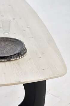 Table à manger Orthez en chêne, vue 3 sur 4