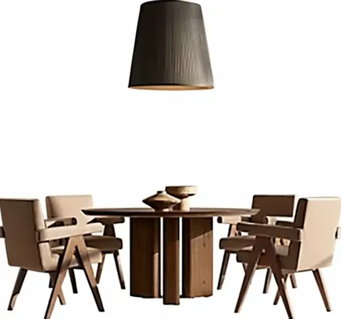 Table à manger ronde ou rectangulaire