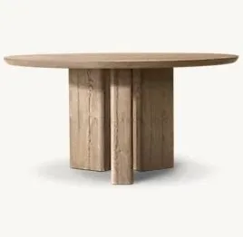 Table à manger Peille en bois massif, vue 2 sur 5