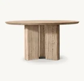 Table à manger Peille en bois massif, vue 4 sur 5