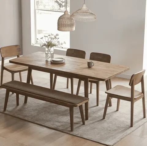 Table à manger Pézenas en bois massif — tables à manger