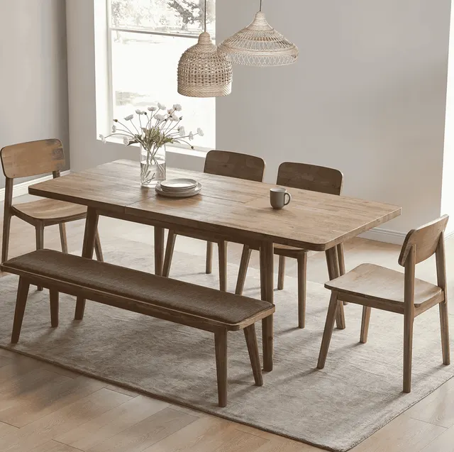 Table à manger Pézenas en bois massif — tables à manger